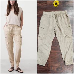 Banana Republic Cargo Jogger Beige Cargo Jogger Pants